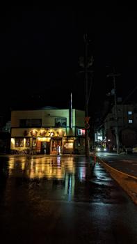 rainy night